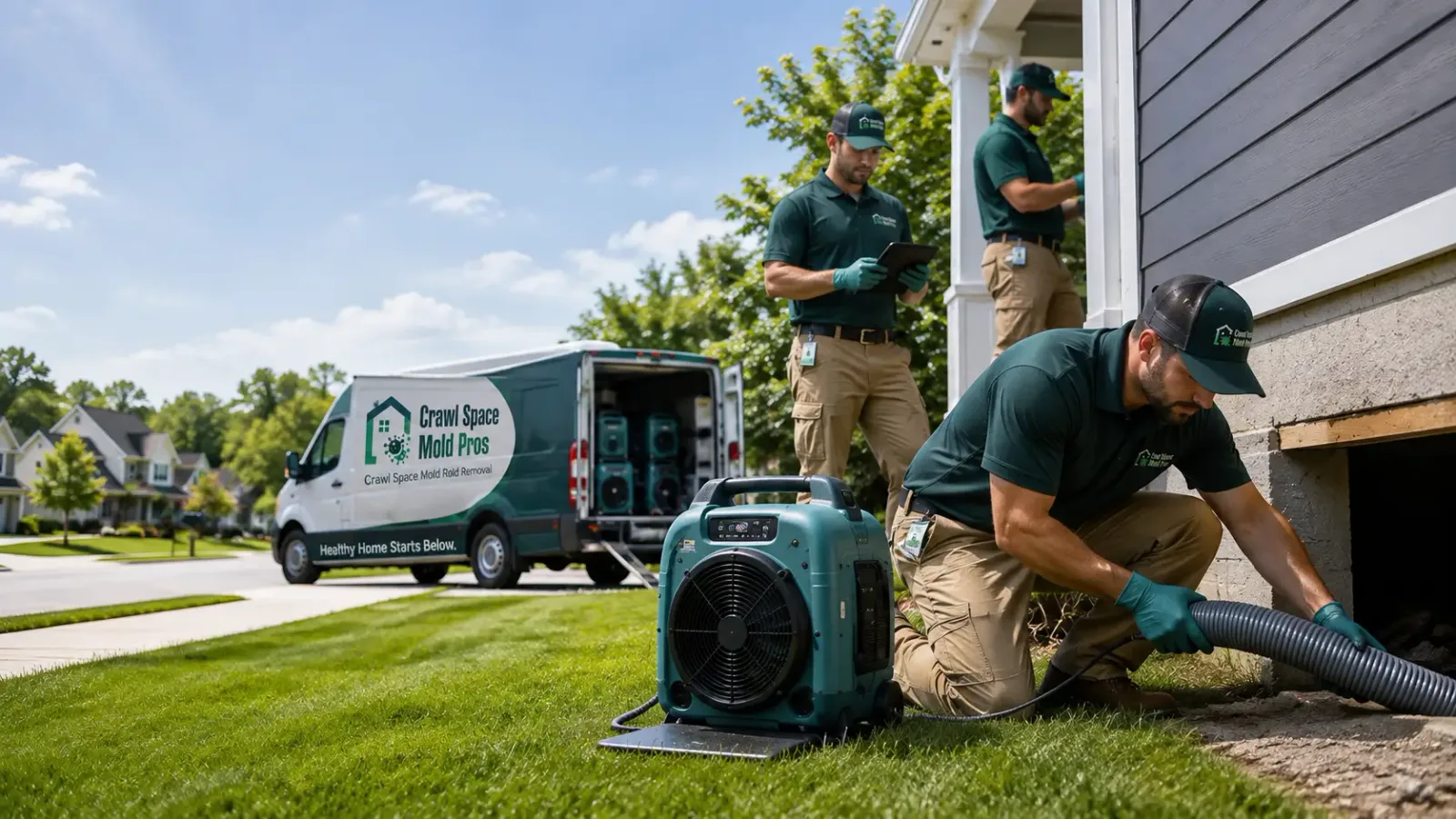 Crawl Space Mold Removal in Nazareth, MI